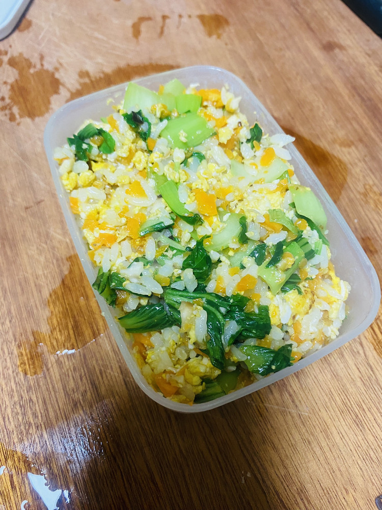 减脂炒米饭的做法