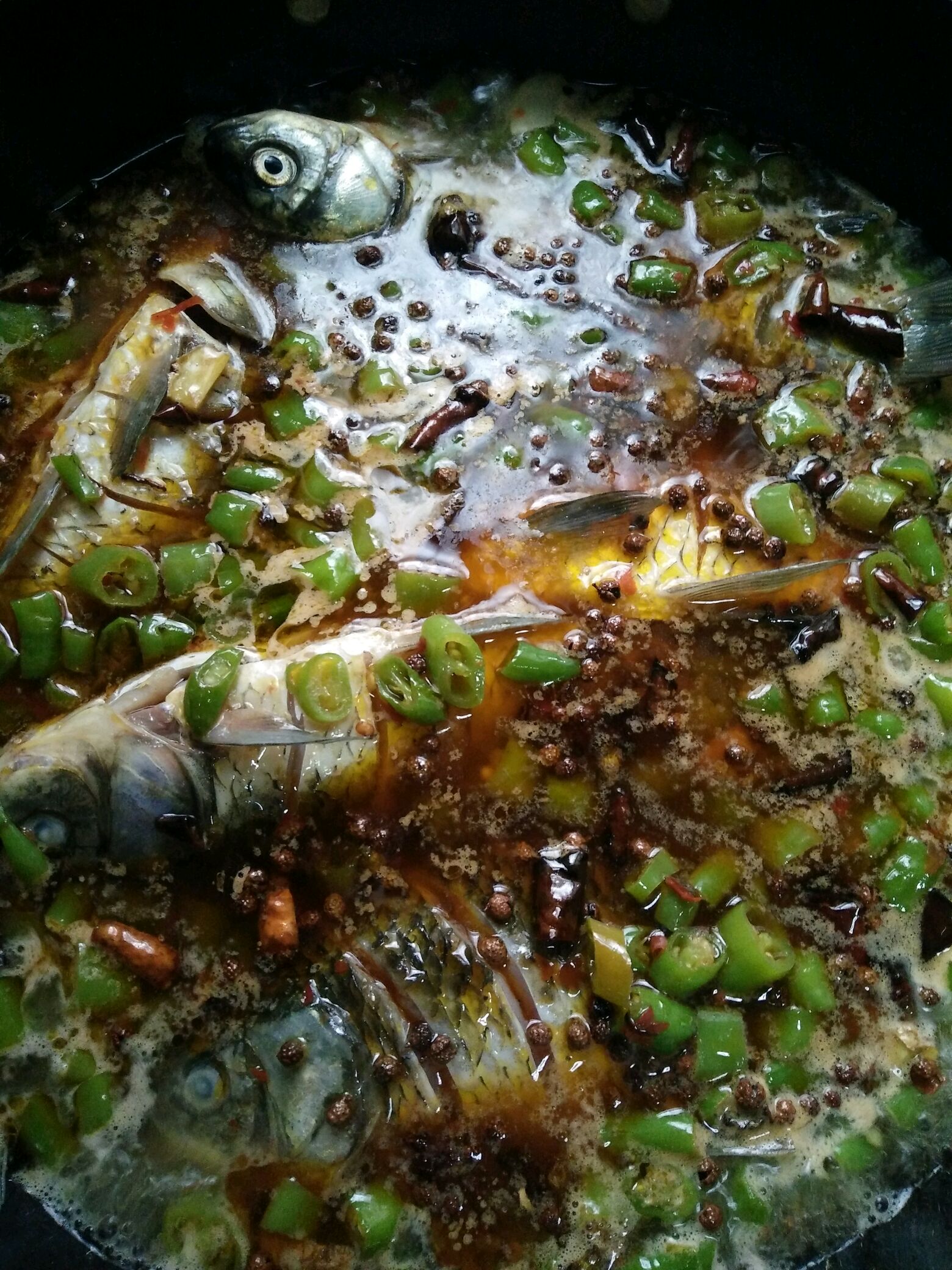 雙椒麻辣鯽魚的做法圖解6