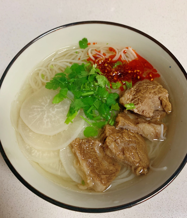简易温暖牌牛肉面的做法