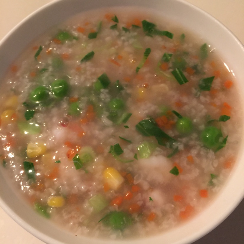 海鲜时蔬粥