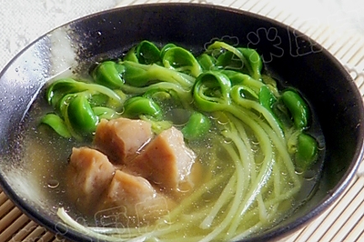 豆苗牛丸汤