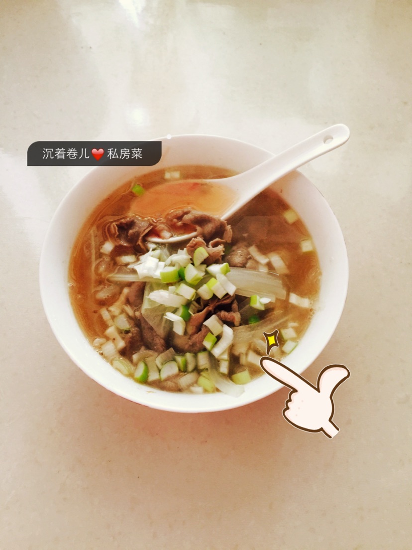 羊肉君爱白菜小姐 羊肉白菜汤的做法图解6