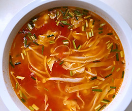 消暑消食|中式番茄菌菇汤的做法