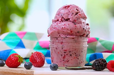 Berries！Ice cream for kids！