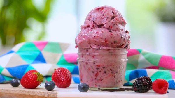 Berries！Ice cream for kids！