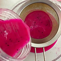 红心火龙果千层糕，送给妈妈的爱心甜点的做法图解4