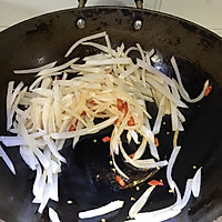 萝卜丝炒牛肉的做法图解5