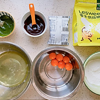 #健康甜蜜烘焙料理#圣诞双色“麋鹿蛋糕卷”的做法图解1