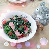 凉拌菠菜的做法图解2