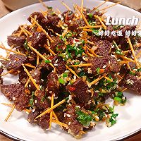 网红牙签牛肉/猪肉（简易上手）～追剧下酒必备的做法图解11