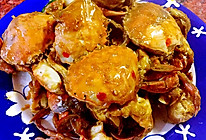葱香酱螃蟹的做法