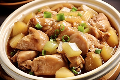 鸡腿肉鲜嫩多汁，清甜软烂的冬瓜吸满了汤汁比肉都好吃！！