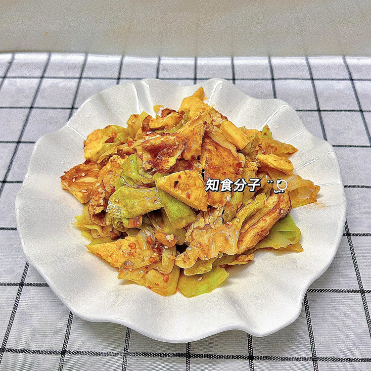 包菜拌鸡蛋的做法