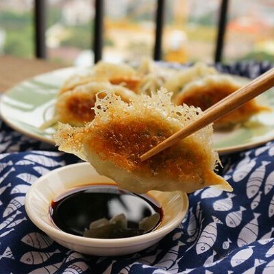 韭菜冰花煎饺