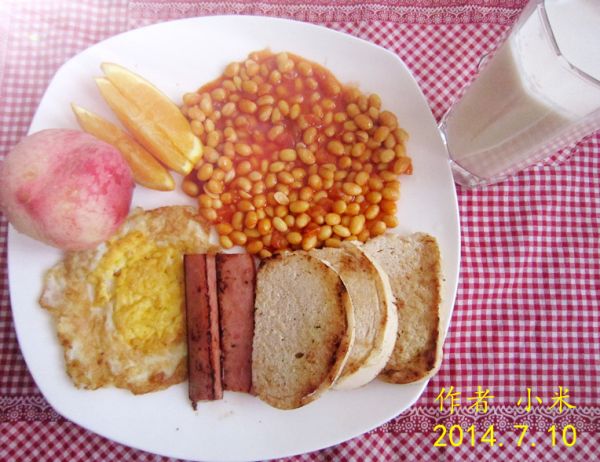 简单的英式早餐