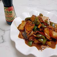 #鲜到鲜得，月满中秋，沉鱼落宴#家乡咸鱼烧茄子的做法图解14