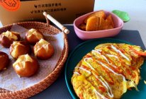 #2022烘焙料理大赛料理组复赛#爆浆芝士杂蔬鸡蛋饼的做法