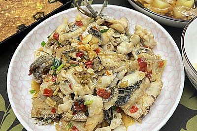 蒜香黑鱼片