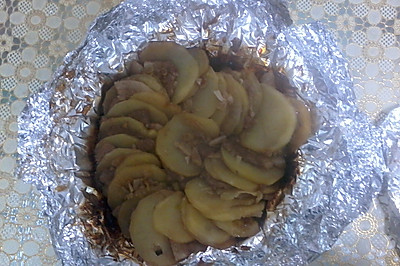 锡纸烤土豆