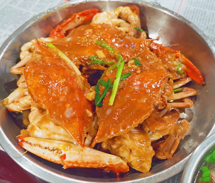 姜葱炒蟹的做法