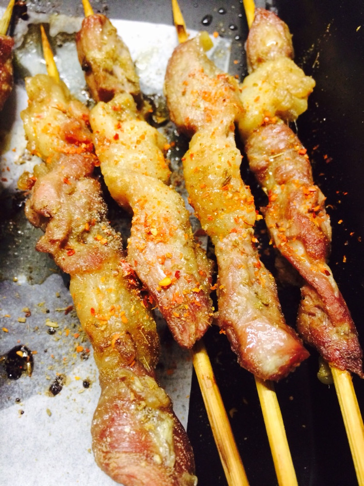 羊肉串（烤箱版）的做法