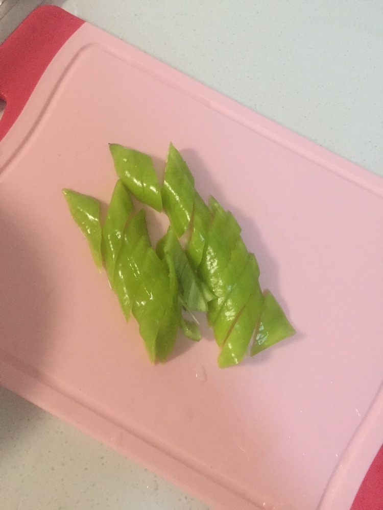 茄子炒尖椒的做法图解2