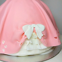 翻糖蛋糕--梦幻小公主的做法图解12