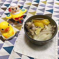#馅儿料美食，哪种最好吃#木瓜竹笙眉豆炖鸡脚的做法图解9