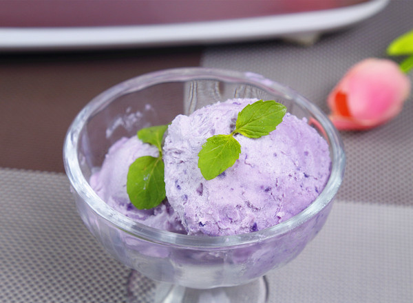 紫薯冰淇淋的做法