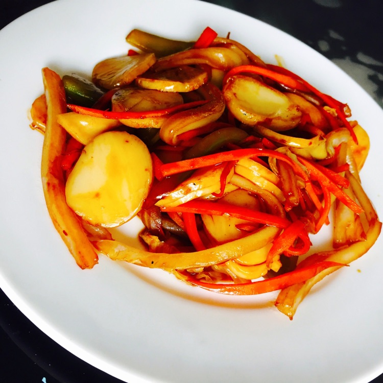 蔬菜炒年糕低脂低热量！