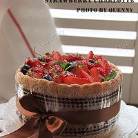 【草莓夏洛特蛋糕】#豆果5周年#的做法图解33