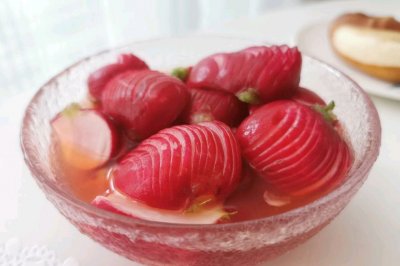 樱桃萝卜的美丽吃法