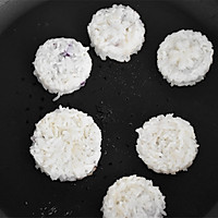 #美食视频挑战赛# 紫薯夹心米饼的做法图解11