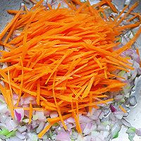 五色时蔬炒粉丝的做法图解7