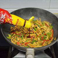 #做川菜用豪吉#肉丝炒豆笋的做法图解8
