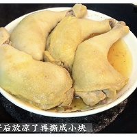 #刘畊宏女孩减脂饮食#米饭杀手！不仅嫩滑还爆汁的姜葱捞鸡的做法图解2