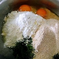 #母亲节，给妈妈做道菜#茴香鸡蛋饼的做法图解3