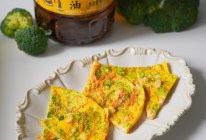 #菜油就选外婆乡，新鲜开榨抢先尝#虾仁蔬菜蛋饼的做法