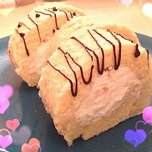 日式棉花蛋糕卷【加了炼乳哦~】
