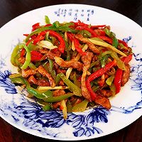 鸡丝炒青红椒的做法图解4