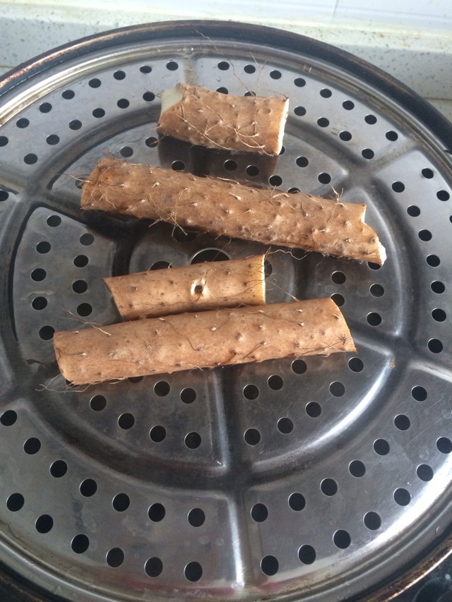 山药枣泥红豆糕的做法图解1