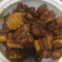 糖醋排骨炖玉米土豆的做法图解8