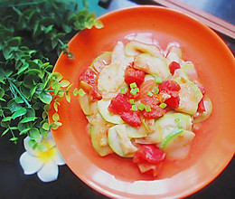 西红柿烩西葫芦的做法