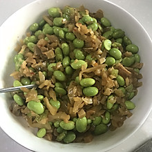 夏天没胃口？榨菜炒毛豆米了解一下