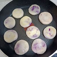 不用烤箱的紫薯糯米饼的做法图解6