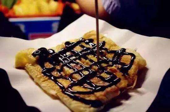Thai banana pancake