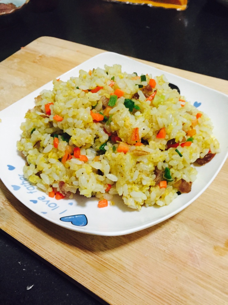 黄金蛋炒饭的做法图解5