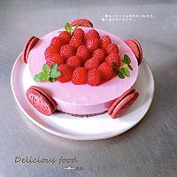树莓火龙果慕斯蛋糕的做法图解13