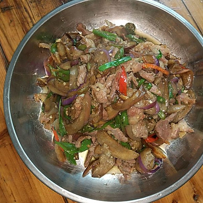 辣椒茄子炒肉(湖南)