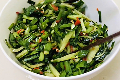 你吃过“生拌”的韭菜吗？